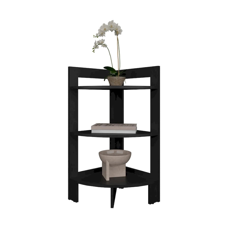Corner Table Sharon, Living Room, Black