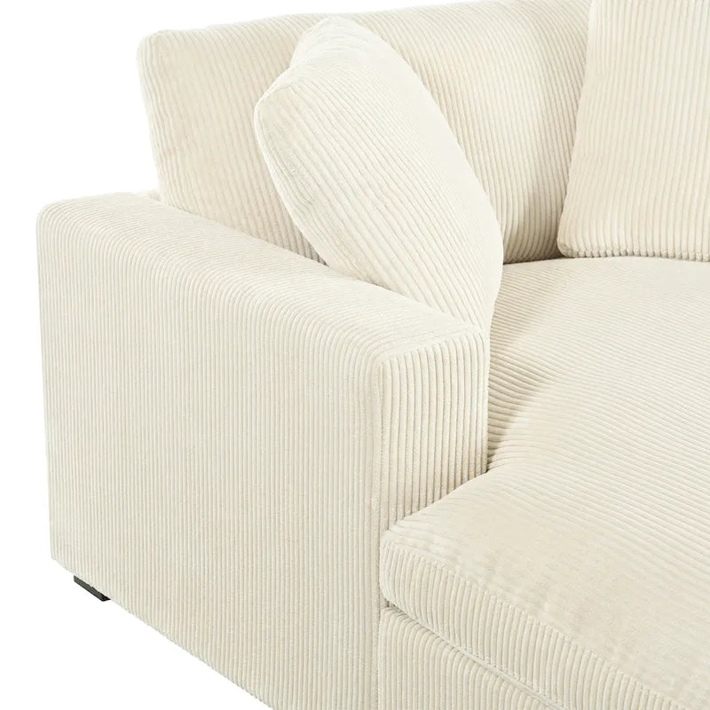 Beige 53.5 Chaise Lounge Chair
