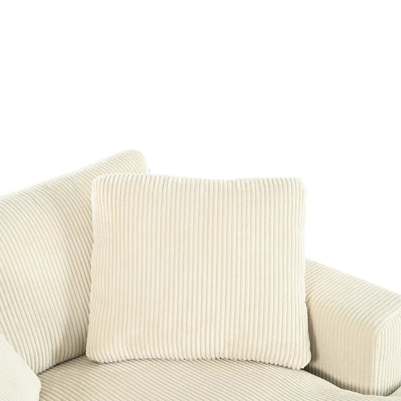 Beige 53.5 Chaise Lounge Chair