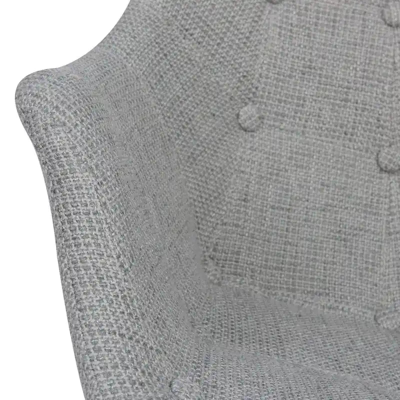 Willo Polyester Upholstered Rocking Nursing Chair - Modern Accent Armchair for Home Living Room Bedroom Indoor & Outdoor
