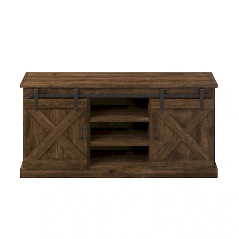 The Gray Barn Sycamore Rise Farmhouse Wood 66-inch TV Console