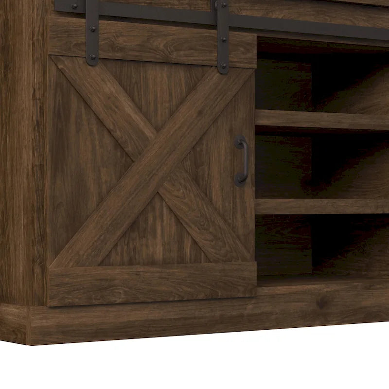 The Gray Barn Sycamore Rise Farmhouse Wood 66-inch TV Console