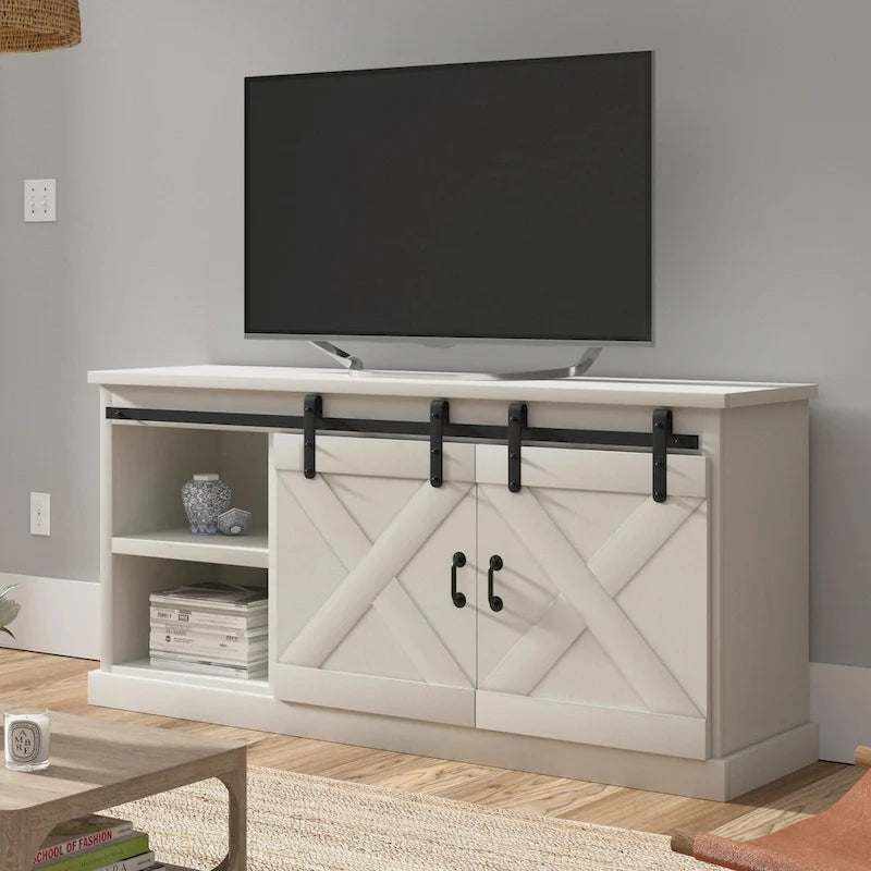 The Gray Barn Sycamore Rise Farmhouse Wood 66-inch TV Console