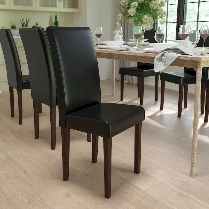 Upholstered Wood Parsons Chair (Set of 2) - 19W x 21.5D x 40H