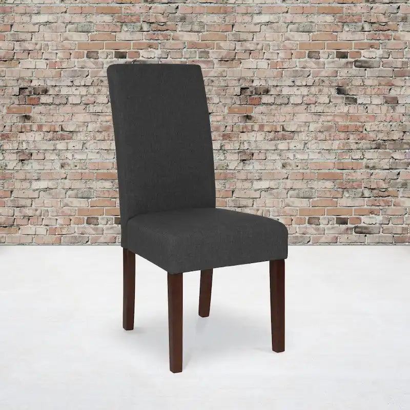 Upholstered Wood Parsons Chair (Set of 2) - 19W x 21.5D x 40H