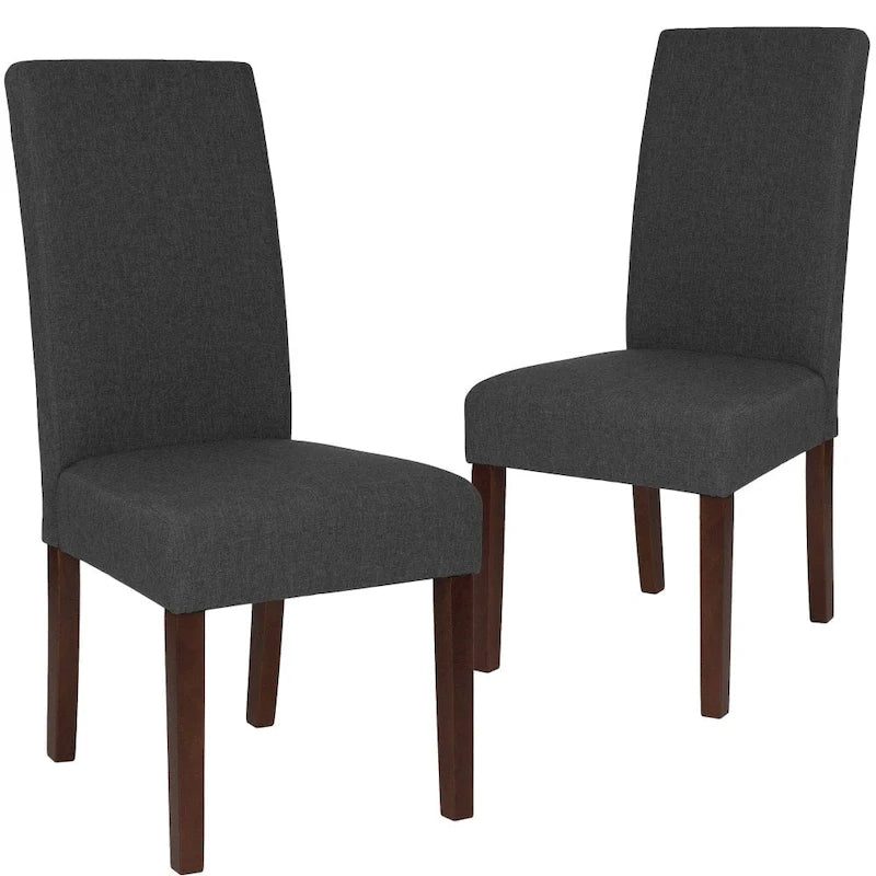 Upholstered Wood Parsons Chair (Set of 2) - 19W x 21.5D x 40H