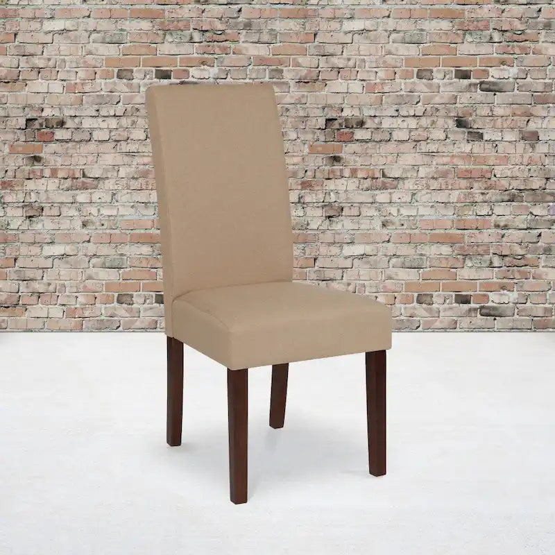 Upholstered Wood Parsons Chair (Set of 2) - 19W x 21.5D x 40H