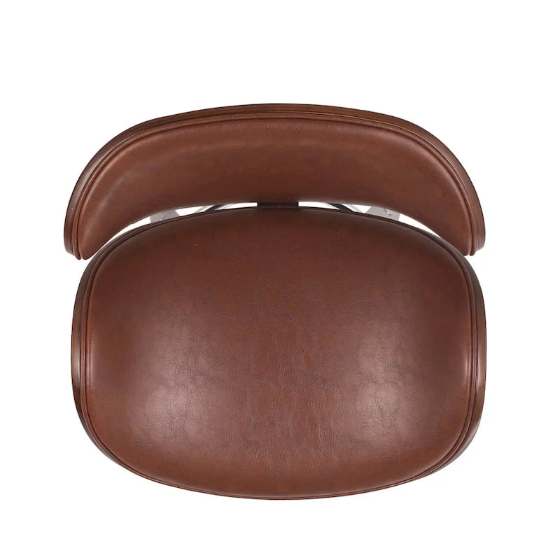 Jakin Indoor Upholstered Swivel Barstool by Christopher Knight Home