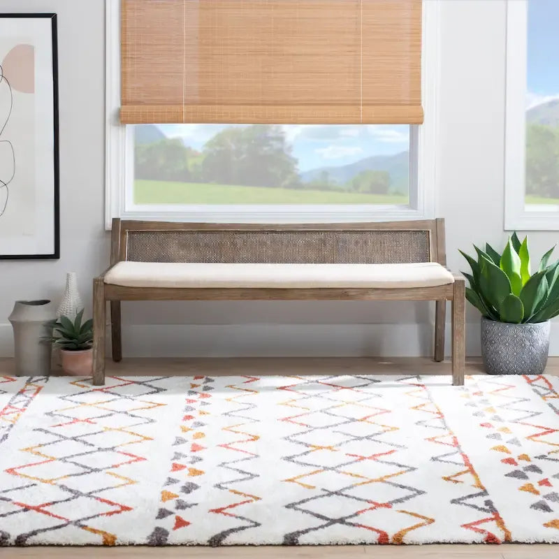 Buford Solid Wood Cane Bench
