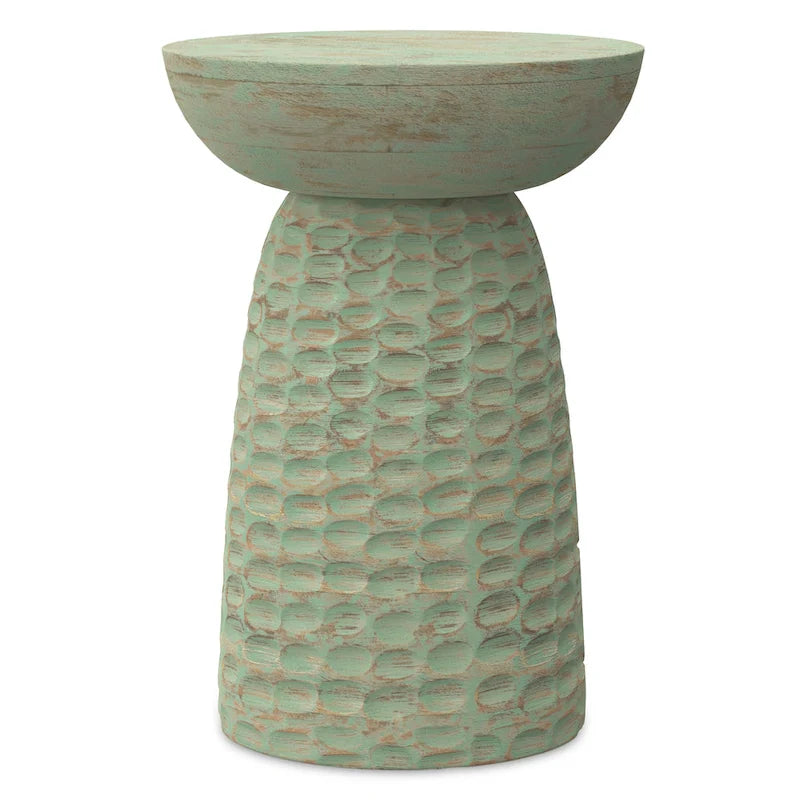 WYNDENHALL Willis 13 inch Wide Solid Wood Contemporary Accent Table & Fully Assembled - 12.6 D x 12.6 W x 17.7 H