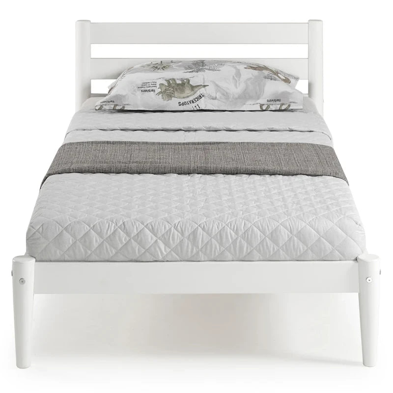 Mid-Century Twin Size Platform Bed