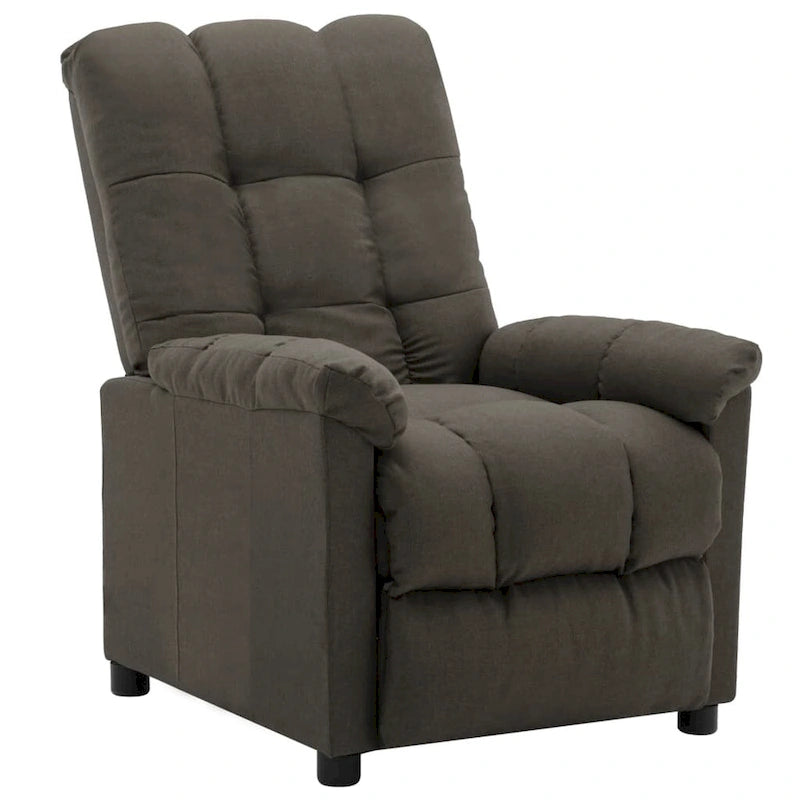 vidaXL Recliner Taupe Fabric - 29.1 x 38.9 x 40.1