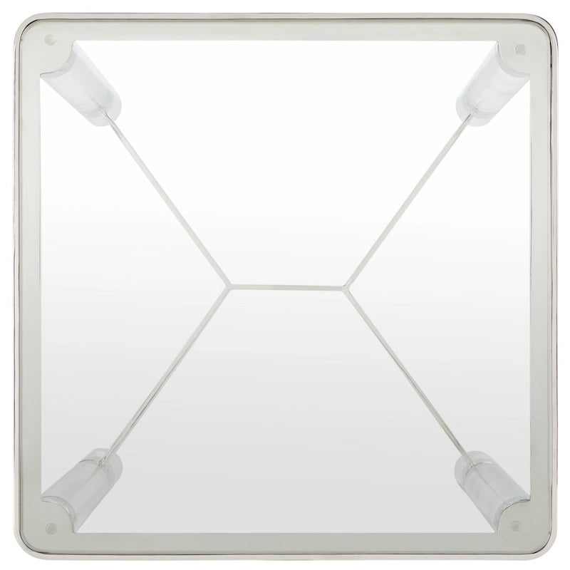 SAFAVIEH Couture Guler Acrylic Accent Table - 20 In W x 20 In D x 24 In H - 20Wx20Dx24H