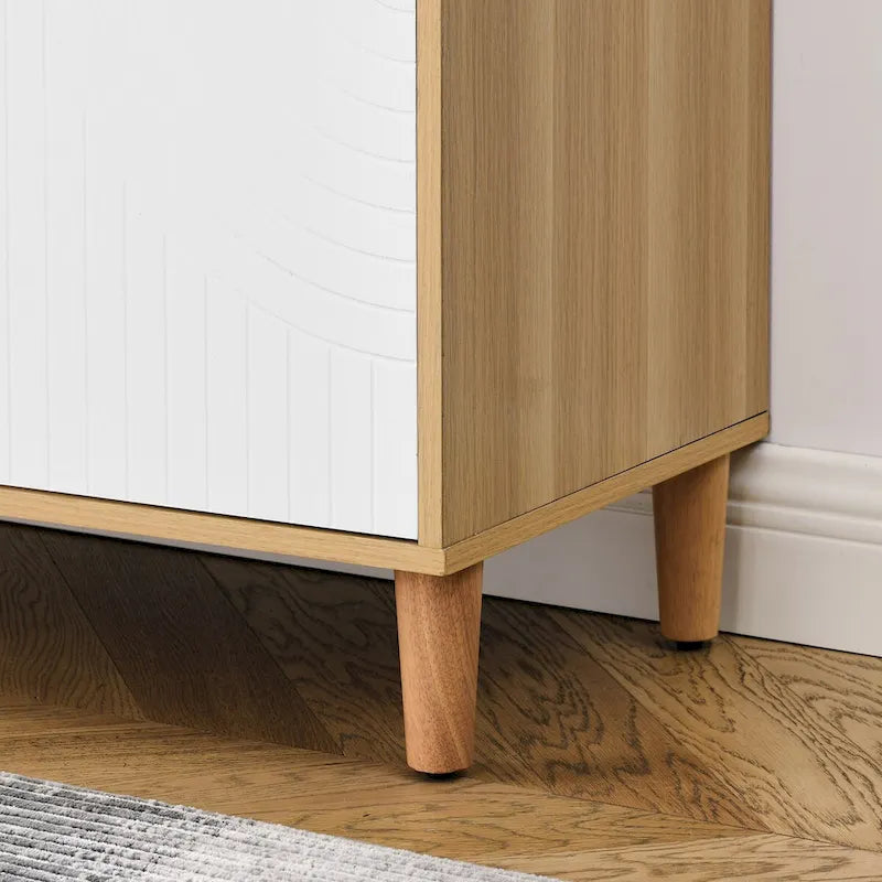 Most comfortable storage cabinet with doors and shelves, modern MDF feature cabinet with adjustable shelves