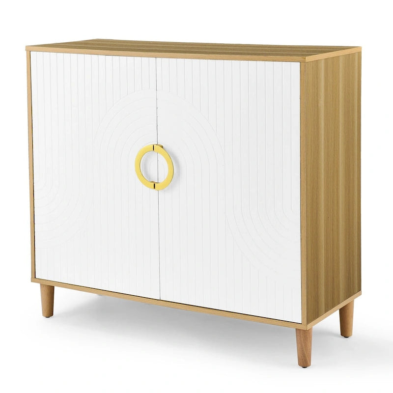 Most comfortable storage cabinet with doors and shelves, modern MDF feature cabinet with adjustable shelves