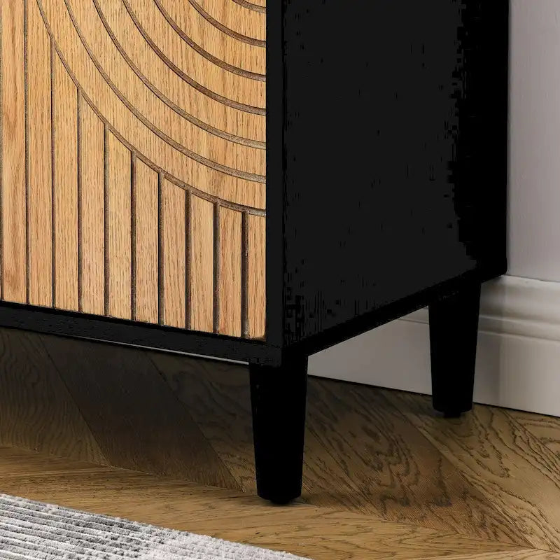 Most comfortable storage cabinet with doors and shelves, modern MDF feature cabinet with adjustable shelves