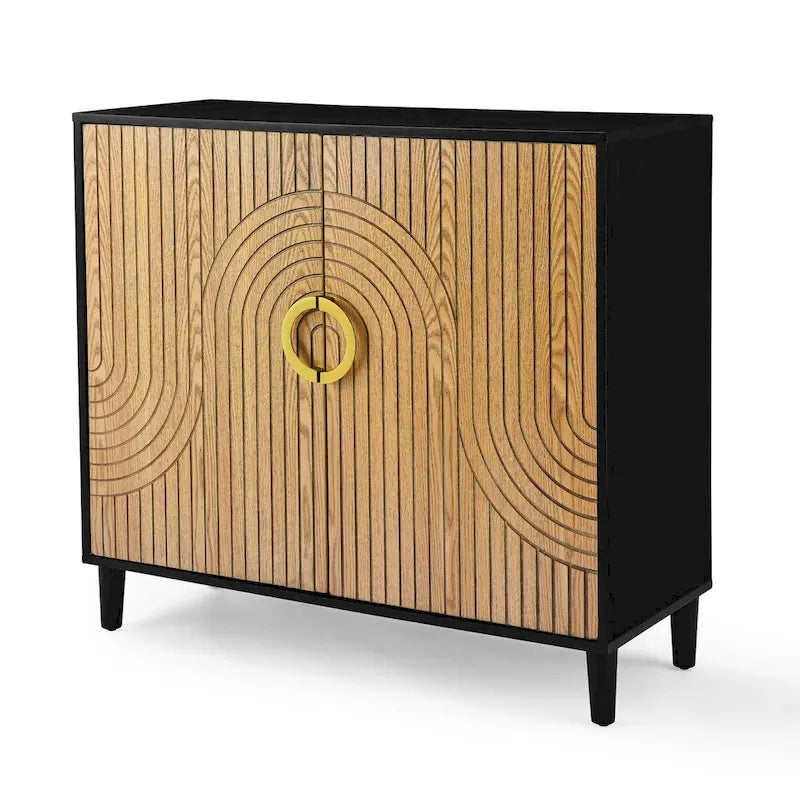 Most comfortable storage cabinet with doors and shelves, modern MDF feature cabinet with adjustable shelves