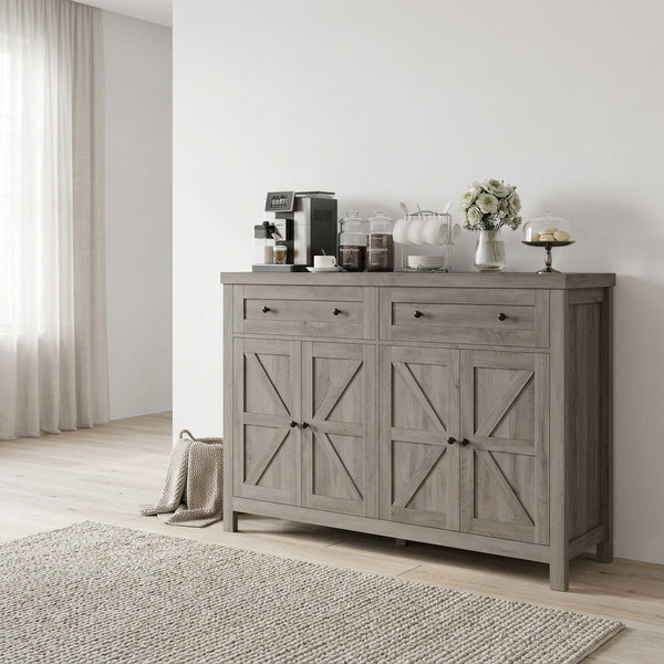 Buffet Sideboard Cabinet - 15.7D x 55.1W x 35.4H