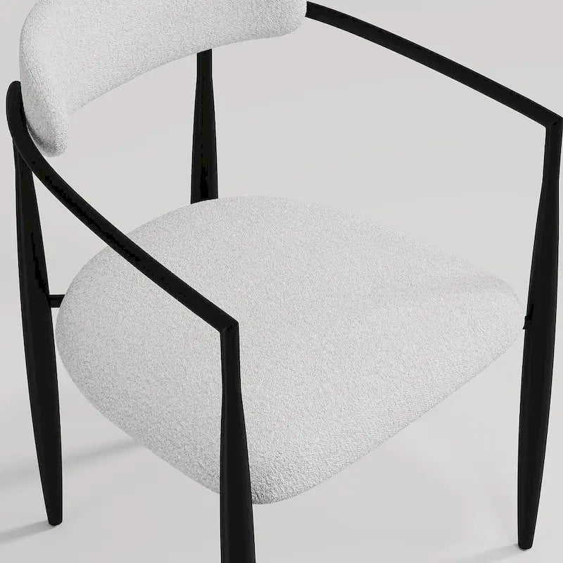 94.48 Inch Modern Minimalist 9 - Piece Extendable Sintered Stone Top Double Pedestal Dining Set