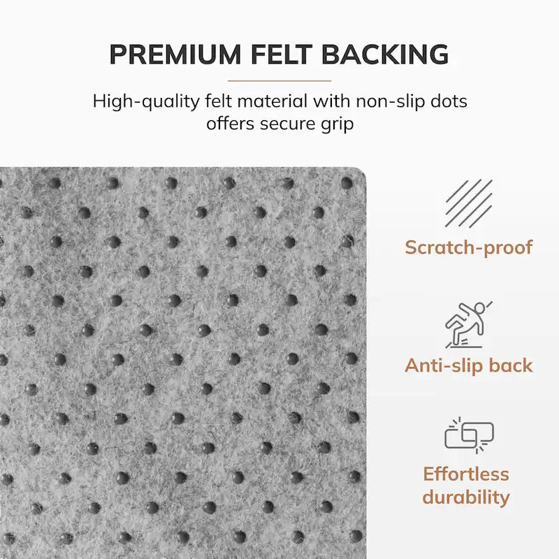 Jani Eco Bamboo Standard Rectangular Natural Chair Mat - (72 x 48), Eco-Friendly Chair Mat